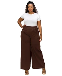 L I V D Plus Rachel Wide Leg Pocket Pants