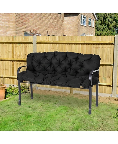 Plush, Tufted Outdoor Swing & Bench Cushions with Elegant Style