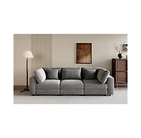 Streamdale Furniture Luxurious and Durable Corduroy Sofa with Ample Space and Easy Assembly
