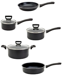 Basic Essentials 32-Pc. Nonstick Aluminum Cookware Set