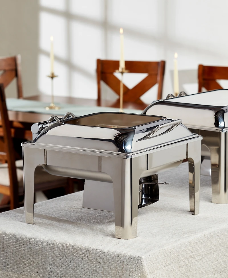 Celebrations by Denmark 6.3-Qt Stainless Steel Square Chafing Dish
