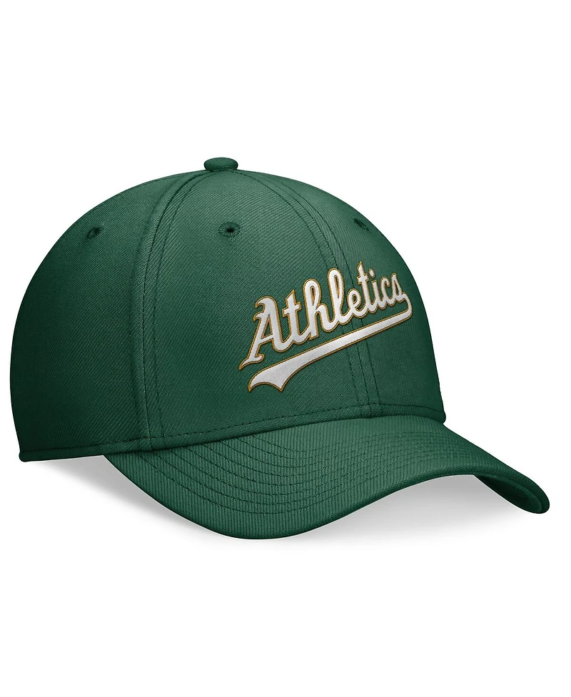 Nike Men's Green Oakland Athletics Evergreen Performance Flex Hat