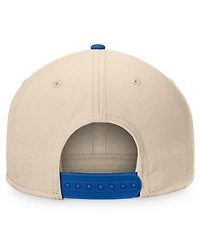 Fanatics Men's Cream/Royal Buffalo Sabres Goalaso Snapback Hat