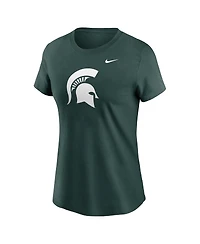 Nike Women's Green Michigan State Spartans Primetime Evergreen Logo T-Shirt