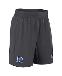 Nike Men's Anthracite Duke Blue Devils 2024 Sideline Performance Shorts
