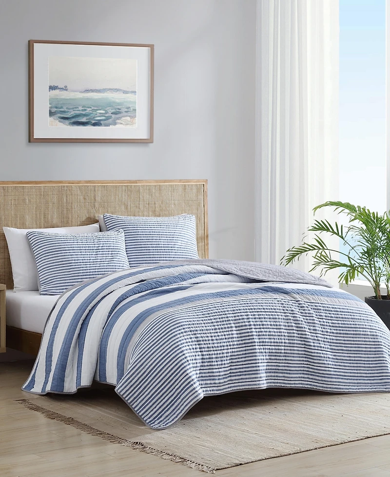 Nautica Fairwater Reversible 2 Piece Quilt Set, Twin