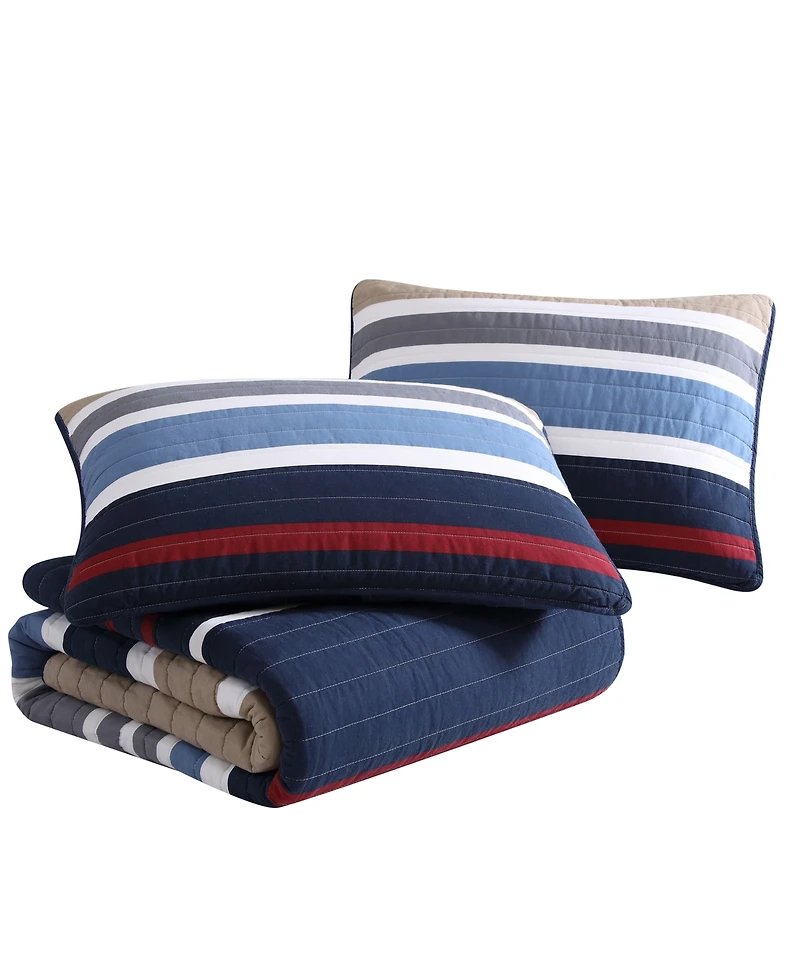Nautica Bradford Reversible Piece Quilt Set