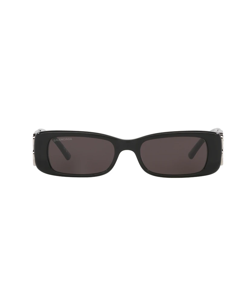 Balenciaga Women's Rectangle Embellished Logo Sunglasses, BB0096S