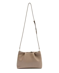 Esin Akan Midi Mayfair Leather Clutch Crossbody Bag