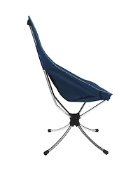 Lightspeed Outdoors Tall Swivel Camp Chair, Blue, 1