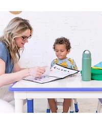 ECR4Kids 2-Pocket Parent-Teacher Classroom Communication Folder, Red, 36-Piece