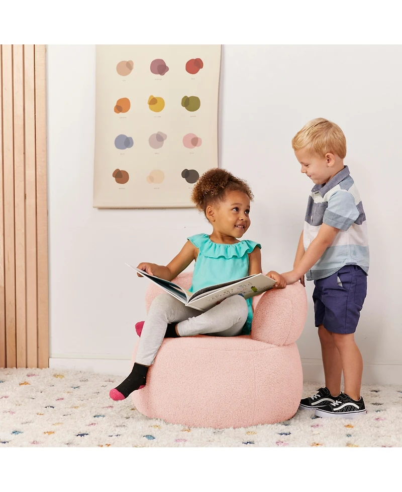 ECR4Kids Sophie Accent Chair, Peacock Blue, 1