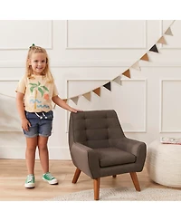 ECR4Kids Ezra Accent Chair, Raisin