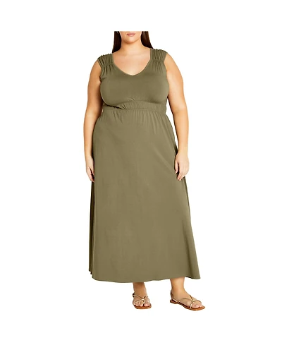 City Chic Plus Lani Maxi Dress