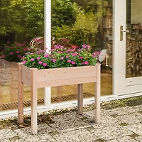 Elevated Garden Bed with Drainage and Fabric Filter, Perfect for All Plant Lovers