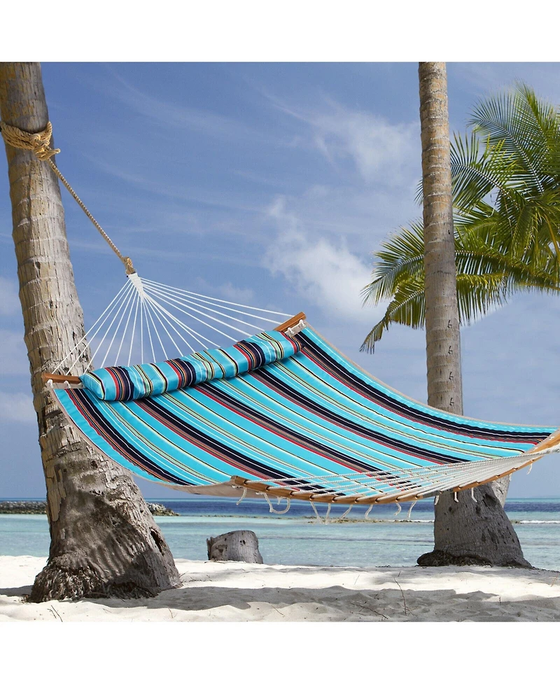 Slickblue Outdoor Hammock with Detachable Pillow