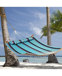Slickblue Outdoor Hammock with Detachable Pillow