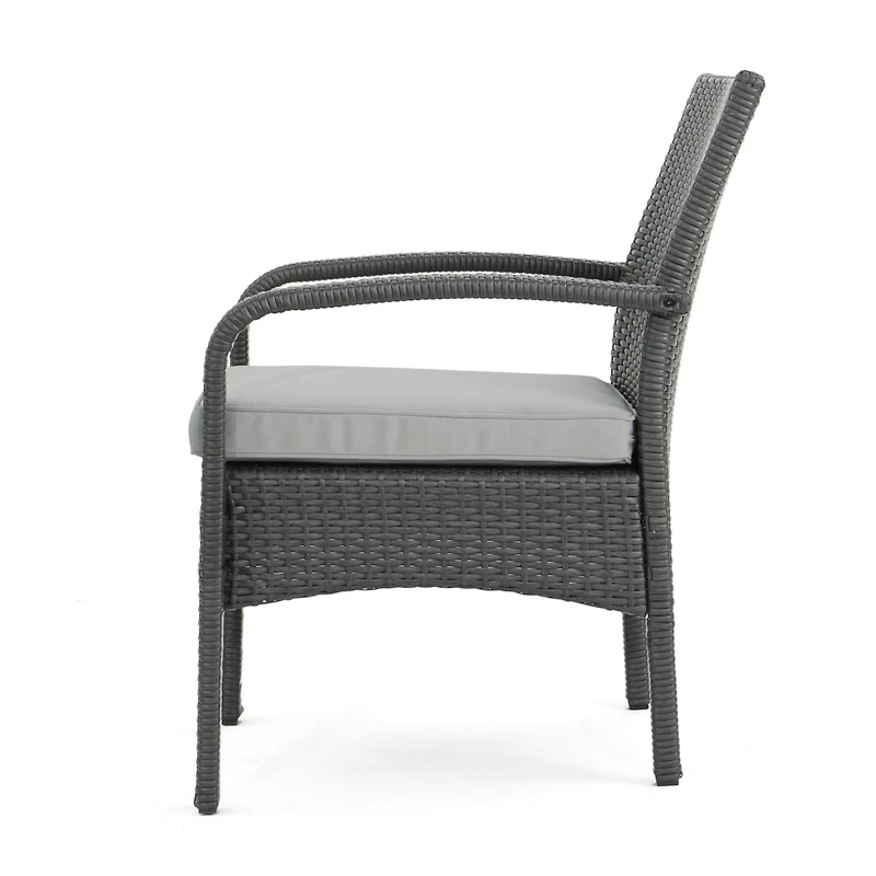 Streamdale Furniture Cordoba Brown Pe Rattan 4-Piece Outdoor Chat Set