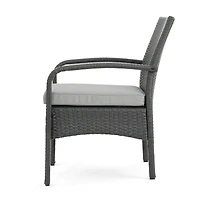 Streamdale Furniture Cordoba Brown Pe Rattan 4-Piece Outdoor Chat Set