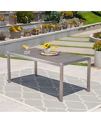 Streamdale Furniture Modern Outdoor Dining Table Durable, Stylish, and Easy to Assemble