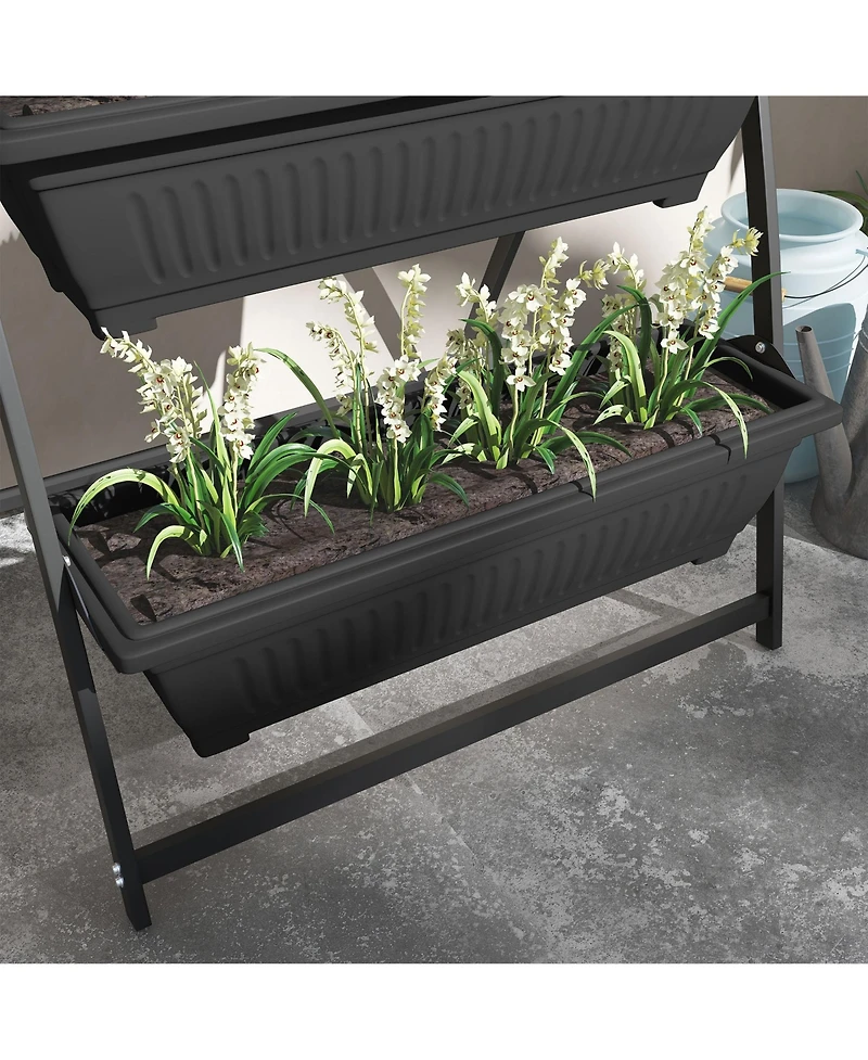 Streamdale Furniture 4-Tiered Vertical Garden Ergonomic, Space-Saving