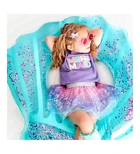 Sweet Wink Toddler Girls Mermaid Patch Short Sleeve T-Shirt