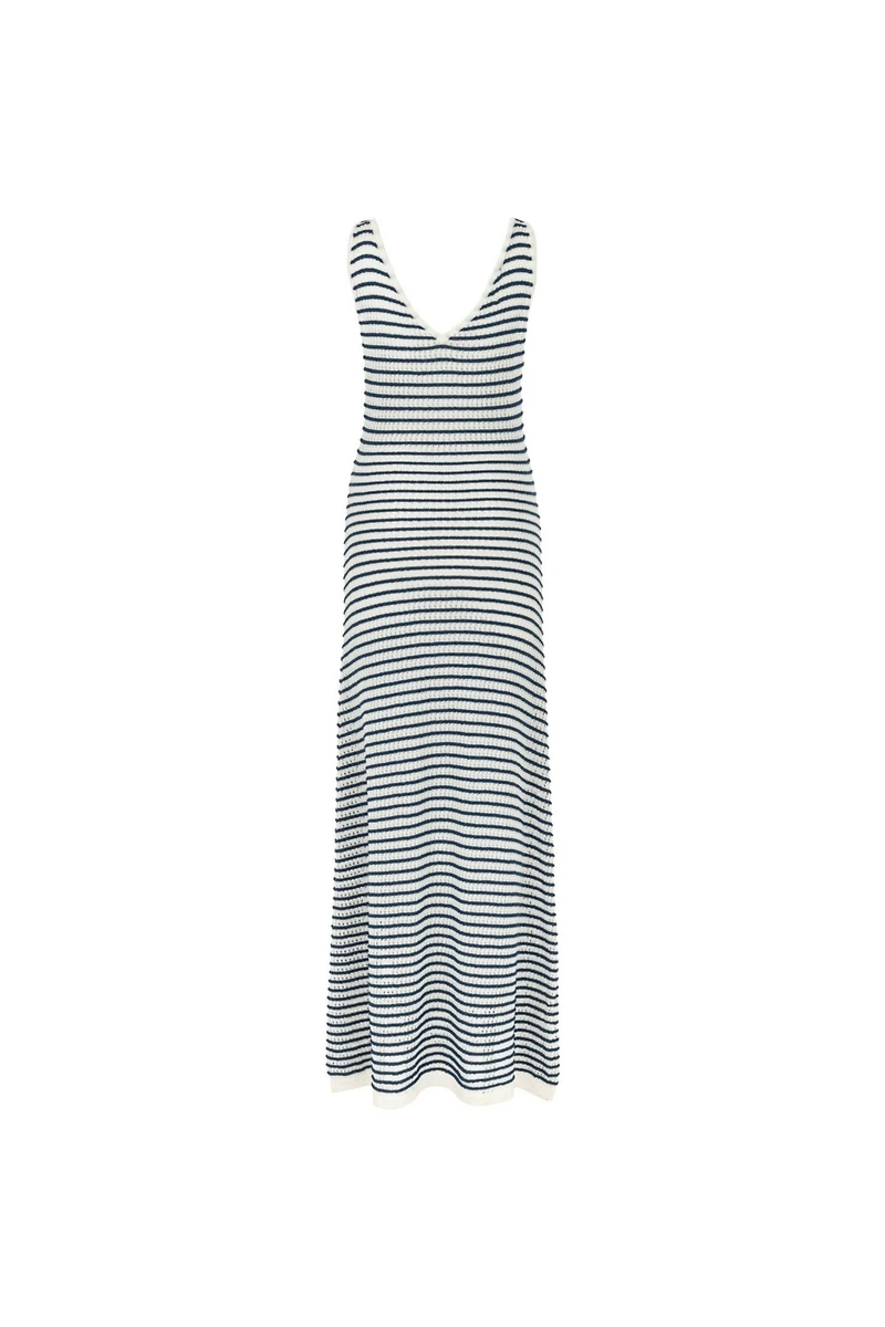 Nocturne Women's Striped Long Dress