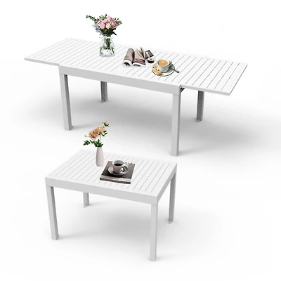 Streamdale Expandable Dining Table Rust-Free Aluminum