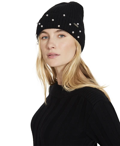 Steve Madden Women's Ballin' Embellished Beanie