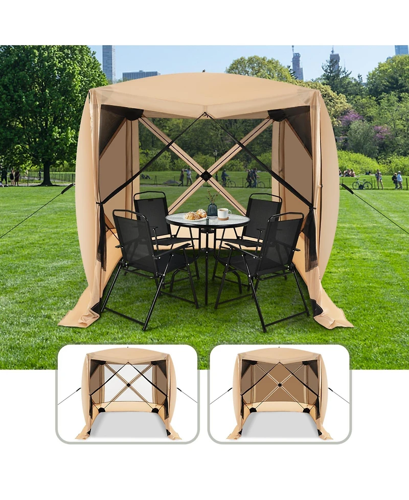 Slickblue 6.7 x Feet Pop Up Gazebo with Netting and Carry Bag