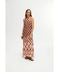 Nocturne Women's Embroidered Long Dress