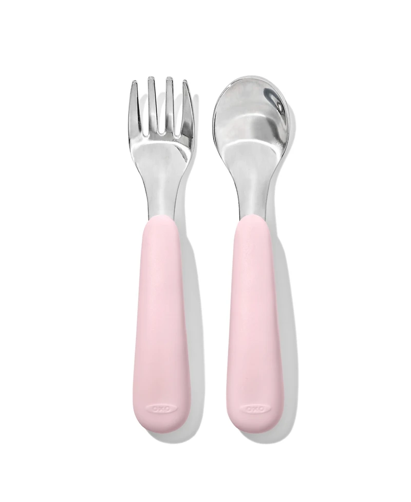 Oxo Tot On-The-Go 2 Pc Fork and Spoon Set