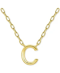 Giani Bernini Initial C Pendant Necklace in 18k Gold-Plated Sterling Silver, 16" + 2" extender, Created for Macy's