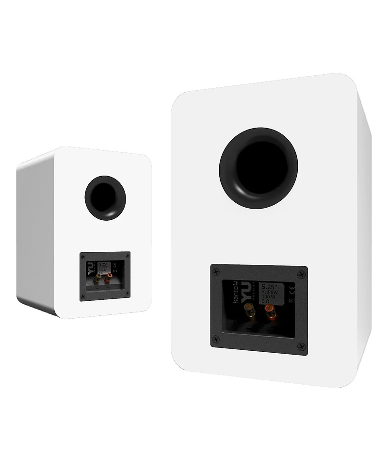 Kanto YUP6 Passive Bookshelf Speakers with 1" Silk Dome Tweeter and 5.25" Kevlar Woofer - Pair