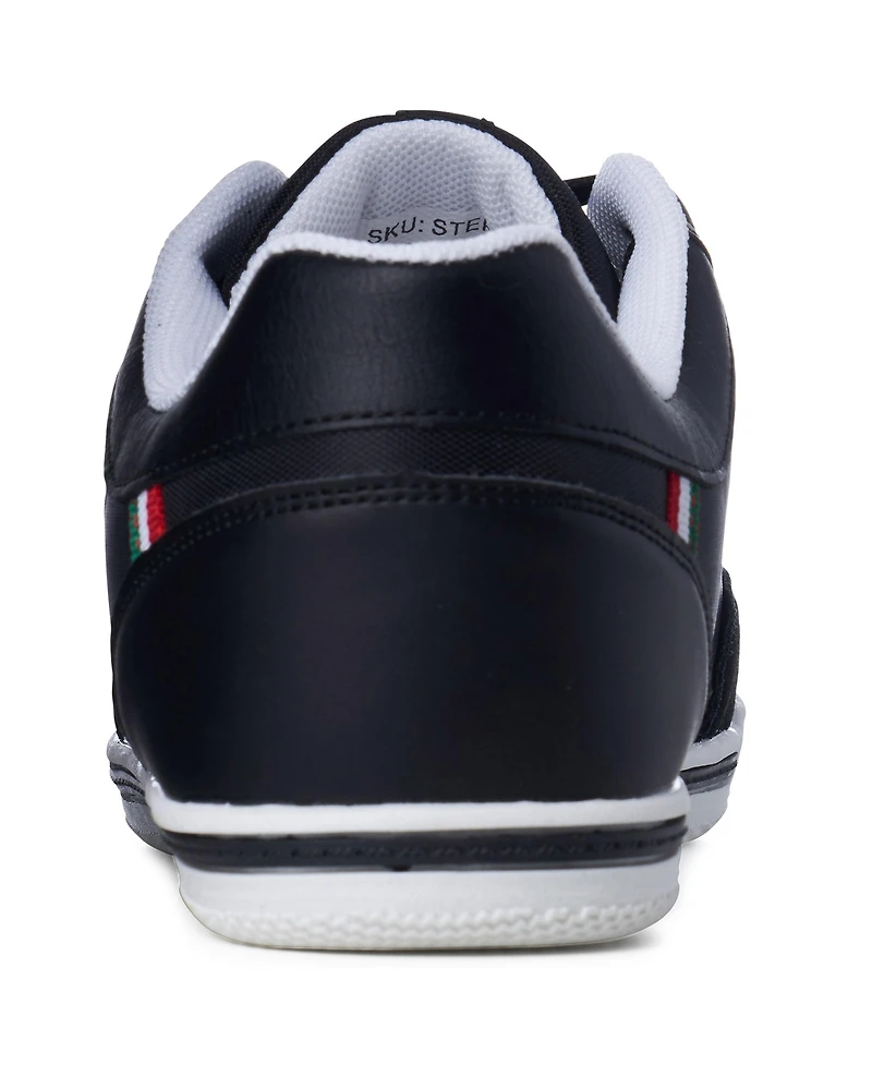 Alpine Swiss Men's Stefan Retro Sneakers For Men Stylish Low-Top Shoes with Suede Trim Perfect Casual Footwear Fashion Tennis