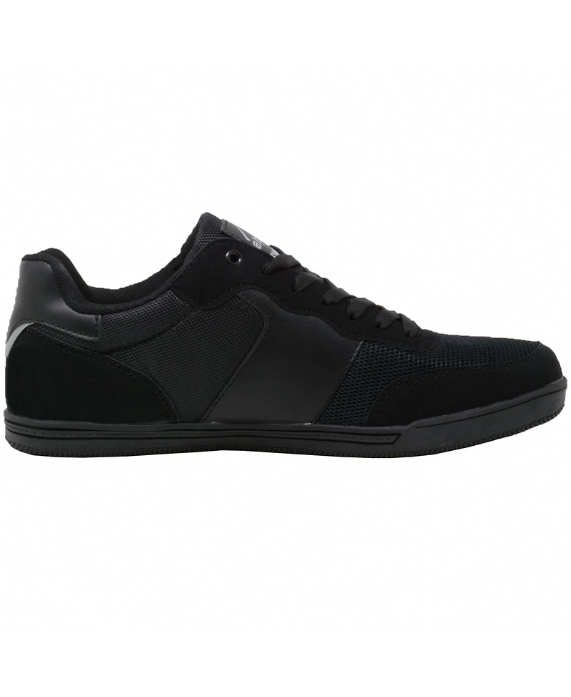 Alpine Swiss Men's Liam Fashion Sneakers Suede Trim Low Top Lace Up Tennis Shoes