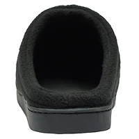 Alpine Swiss Mens Memory Foam Fleece Clog Slippers Wide Warm Slip On House Shoes