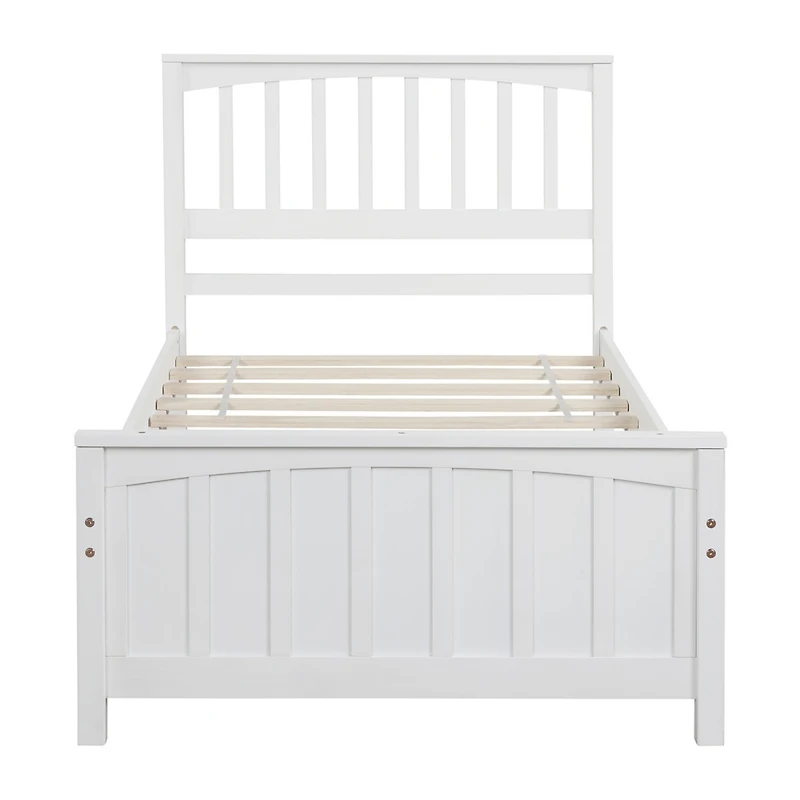 Streamdale Wood Platform Bed Twin Size Platform Bed