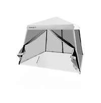 Slickblue 10 x 10 Feet Pop Up Canopy with with Mesh Sidewalls and Roller Bag