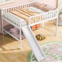 Streamdale Full Low Loft Bed With Ladder And Slide