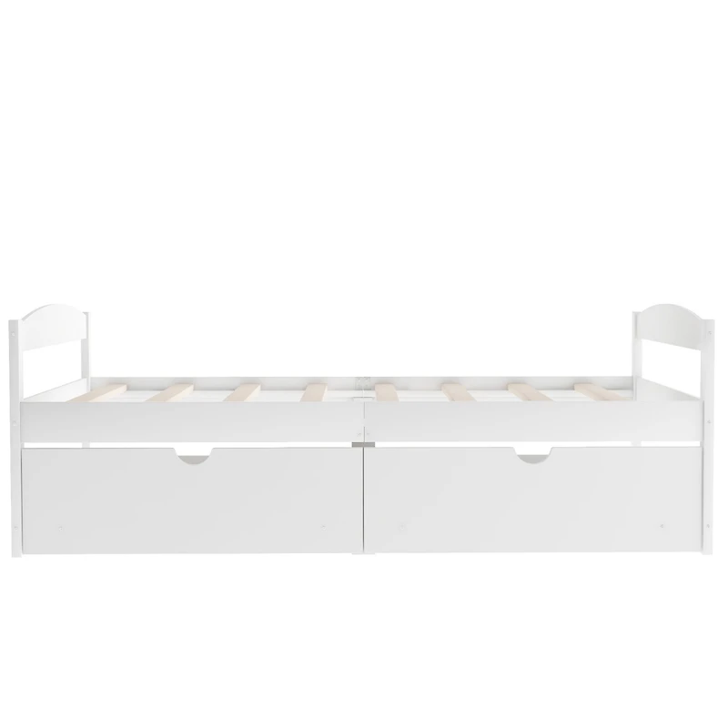 Streamdale Twin Platform Bed, With Two Drawers