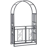 Arched Trellis with Gate Perfect Addition for Enchanting Gardens & Weddings