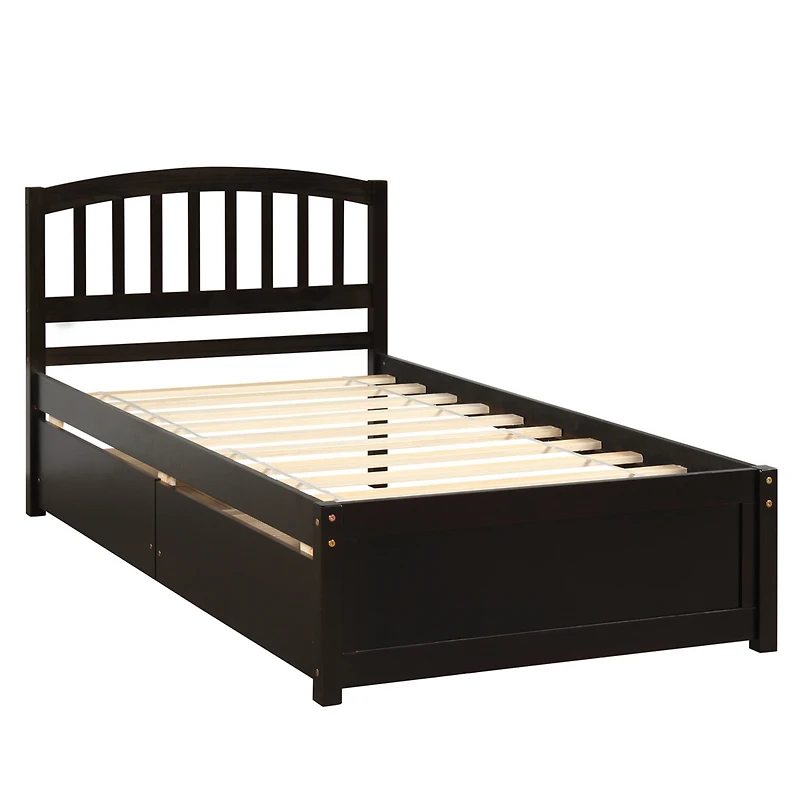 Streamdale Twin Platform Storage Bed with Drawers
