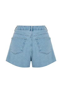 Nocturne Women's Dart Detailed Denim Shorts
