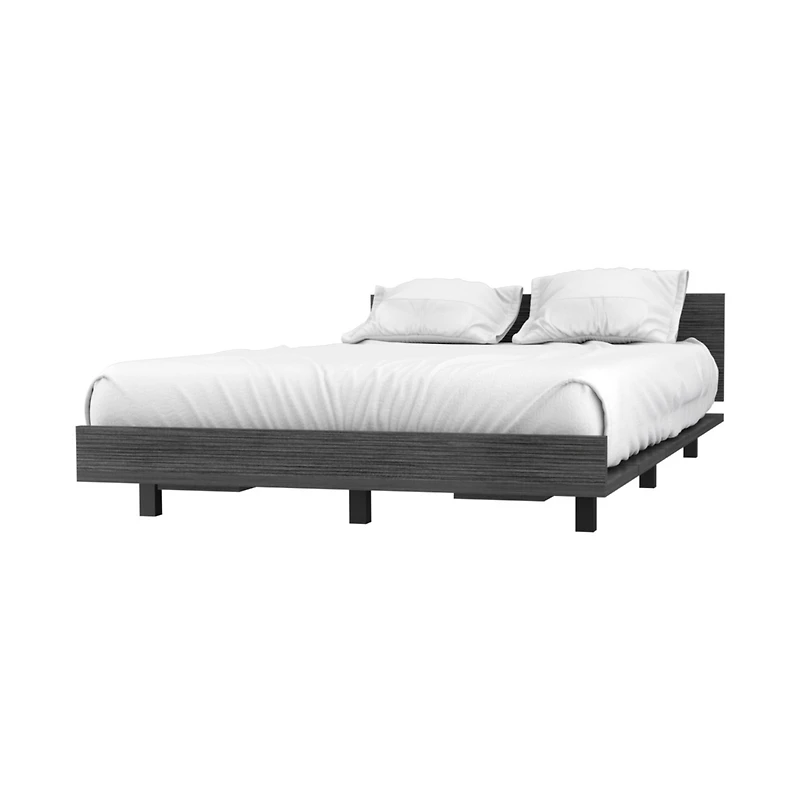 Streamdale Nimmo Twin Bed Frame Black Wengue