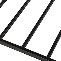 Streamdale Furniture Metal Daybed Platform Bed Frame With Trundle Built-In Casters, Twin Size