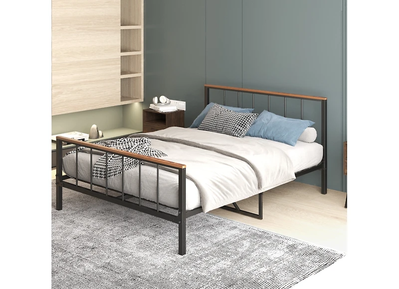 Streamdale Metal Platform Bed Frame-No Box Spring Needed