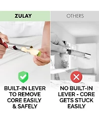 Zulay Kitchen 2 Pack Premium Apple Corer Tool