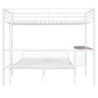 Streamdale Twin Over Full Bunk Bed with Desk and Ladder