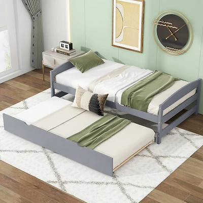 Streamdale Twin Platform Bed With Trundle